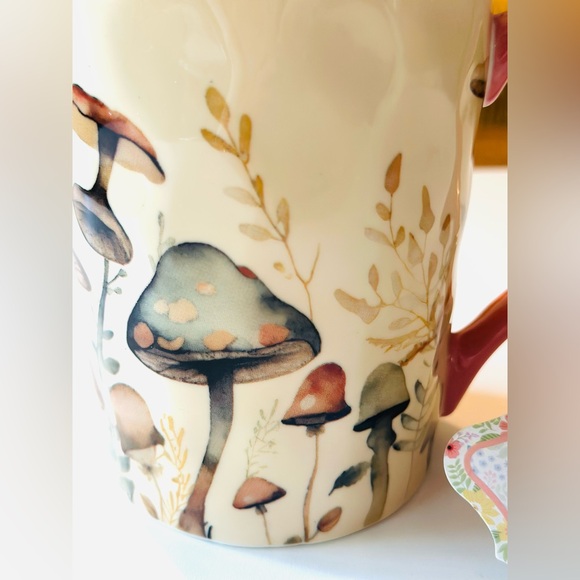 NEW! Strawberry Street Mushroom Mug NWT - Picture 2 of 11